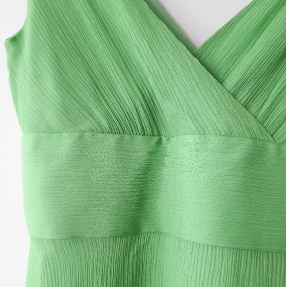 NWT J Crew Sophia Silk Dress Green - Picture 5 of 6